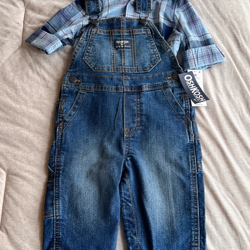 OshKosh B'gosh Classic Blue Denim Overalls
